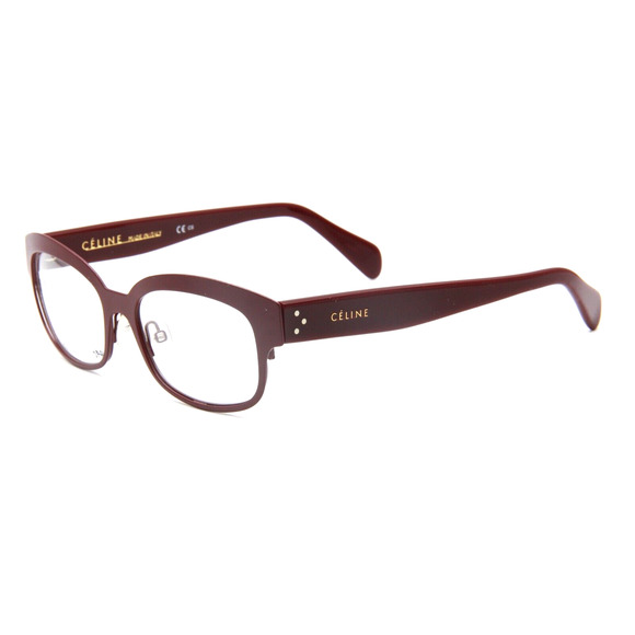CELINE CL 41307 E9Q RED EYEGLASSES FRAME 52-17 AUTHENTIC DESIGNER RX OPTICAL - Picture 2 of 3